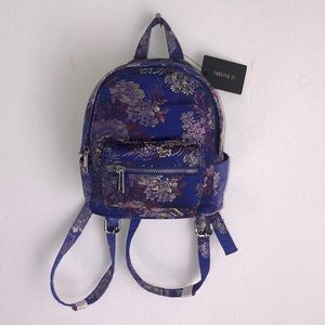 Mini Blue Silk Backpack 💙